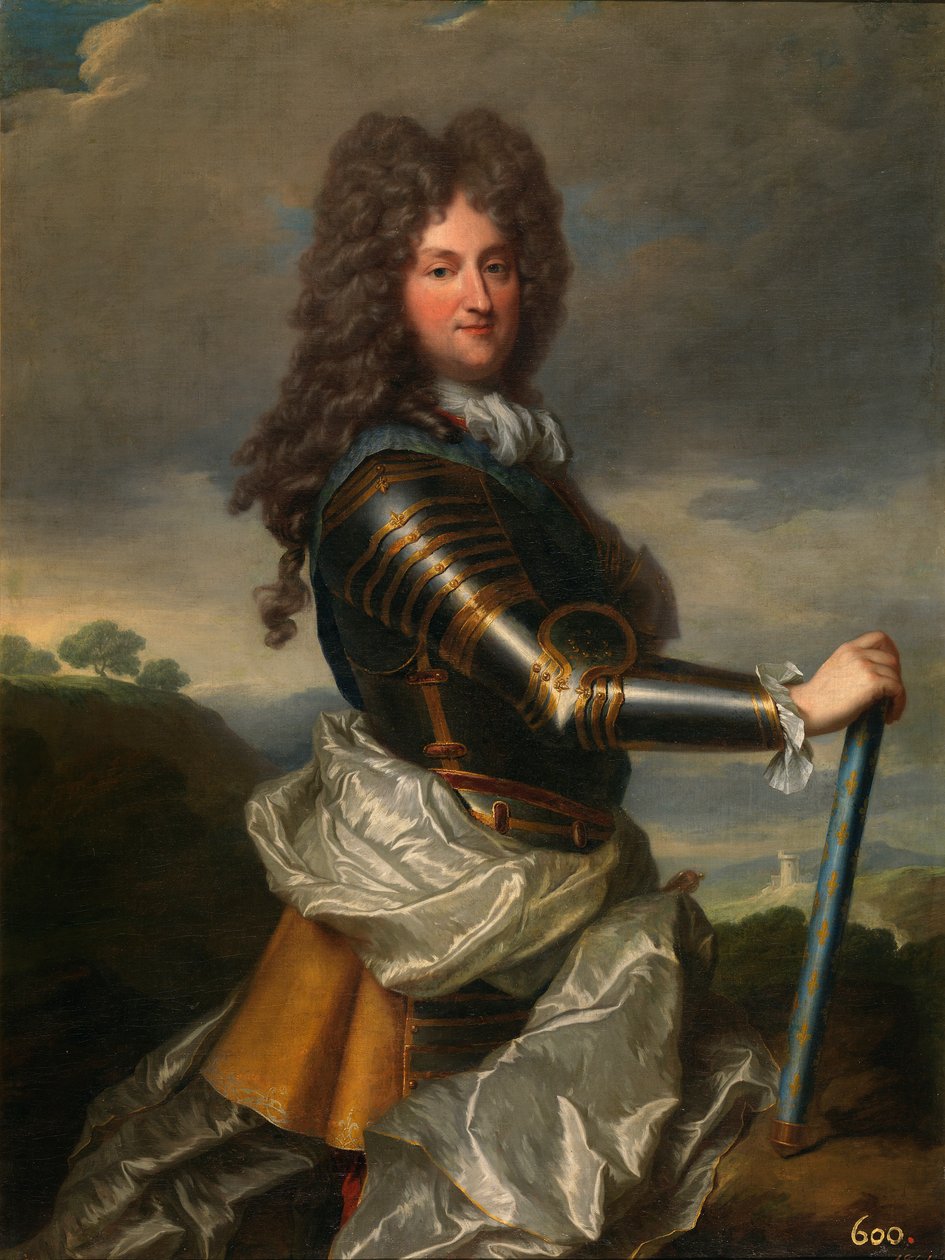 Philippe II, vévoda z Orléans, 1715 od Jean Baptiste Santerre