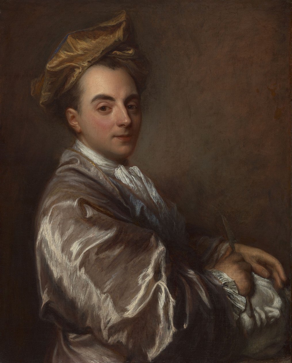 Portrét sochaře od Jean Baptiste Santerre