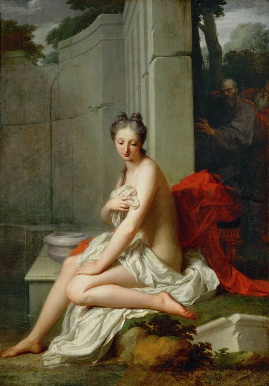 Suzanne au bain - Susanna a starší ... od Jean Baptiste Santerre