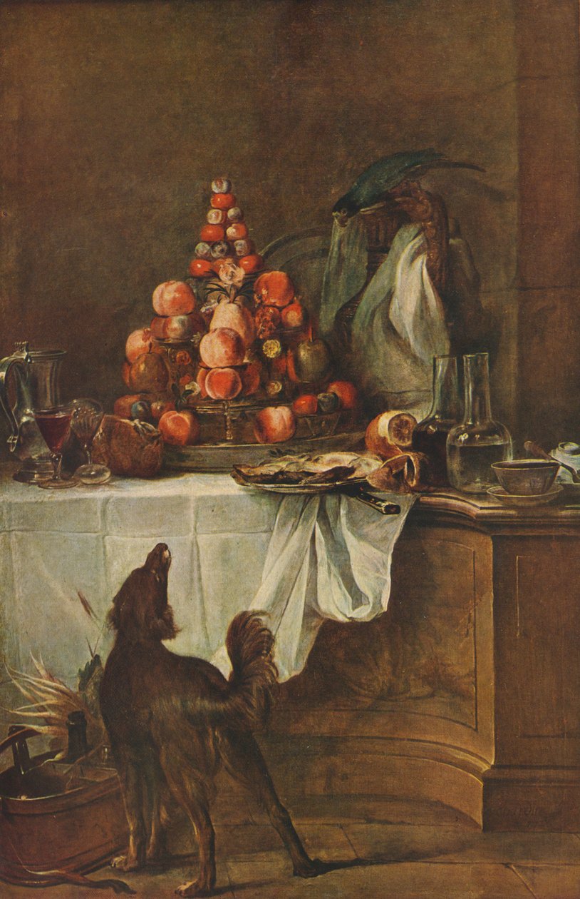 Zátiší od Chardina, 1728, 1939. od Jean Baptiste Simeon Chardin