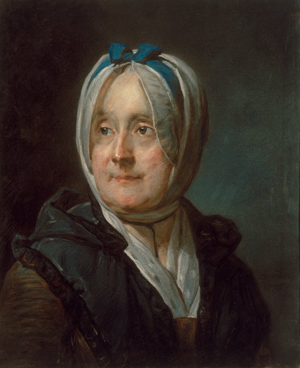 Portrét madame Chardin od Jean Baptiste Simeon Chardin