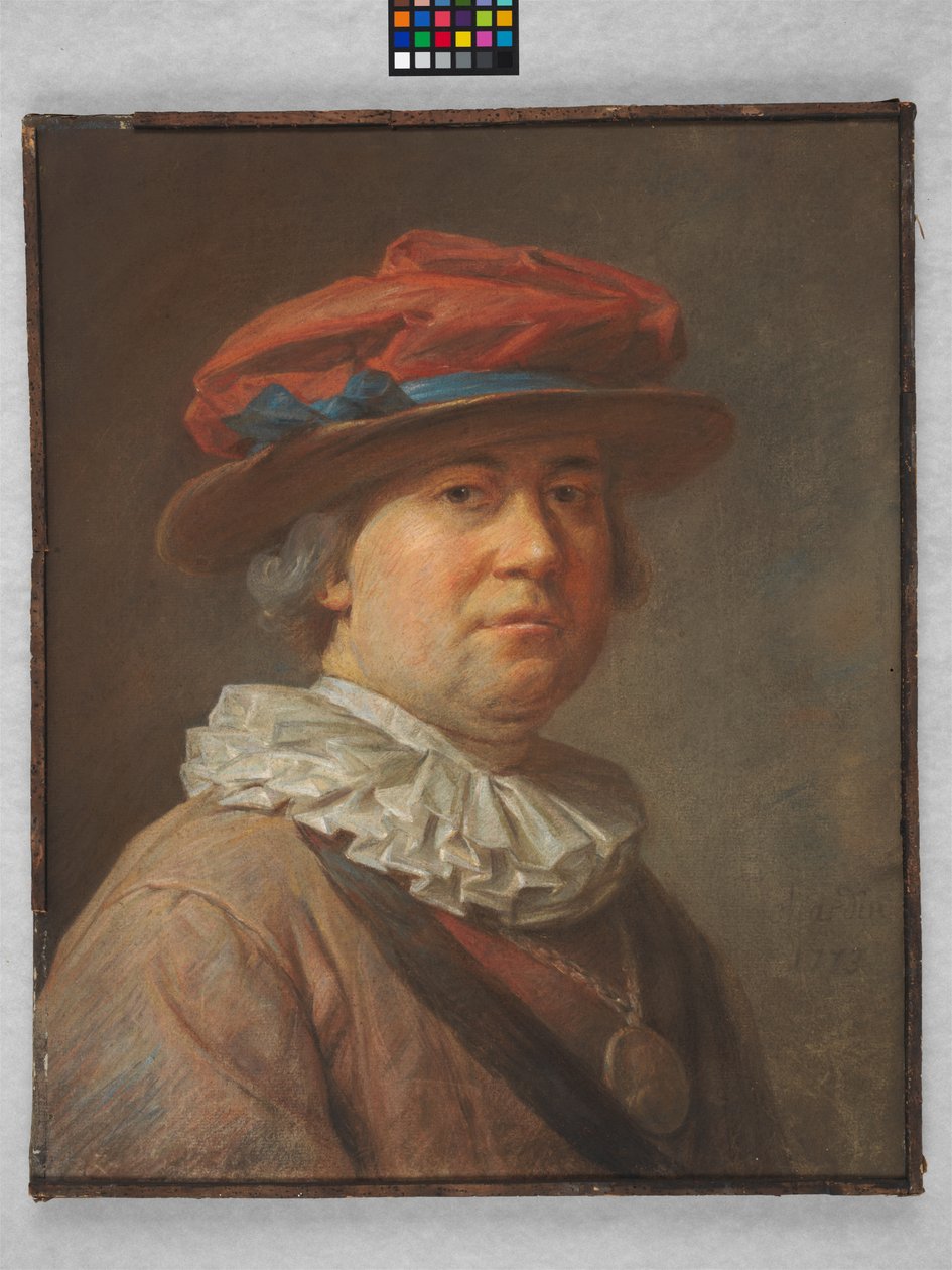 Portrét muže, 1773 od Jean Baptiste Simeon Chardin