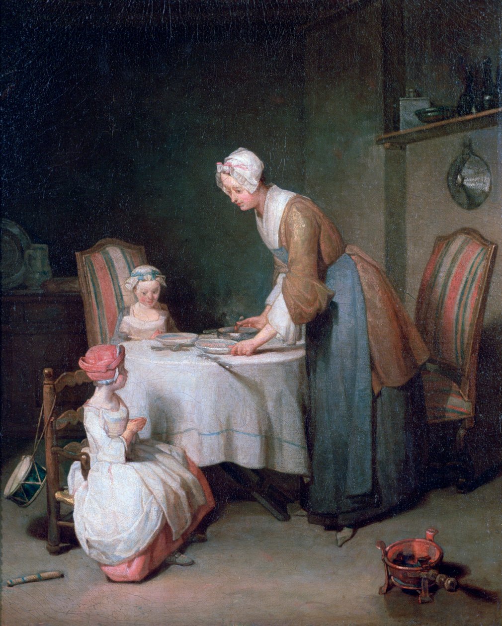 Saying Grace, 1744 od Jean Baptiste Simeon Chardin