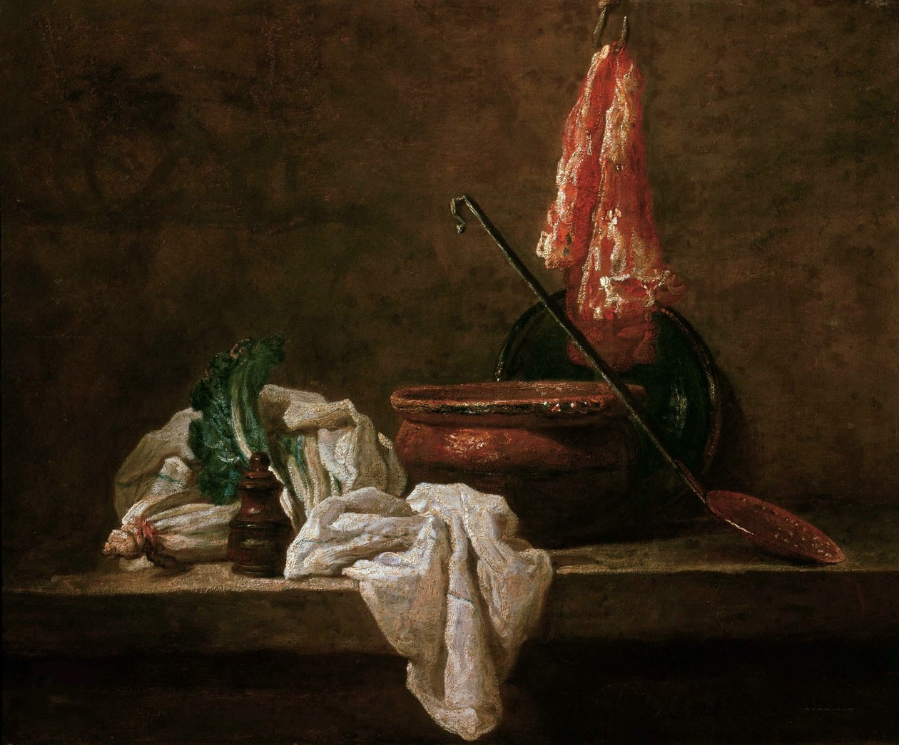 Zátiší s celerovým kořenem, 1732. od Jean Baptiste Simeon Chardin