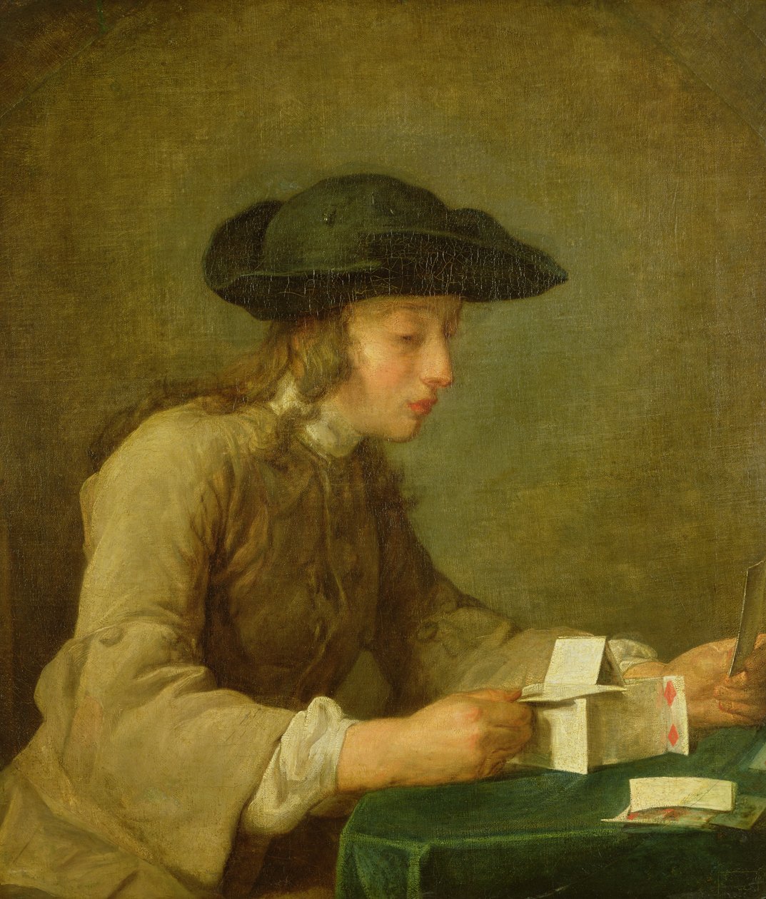 Dům z karet od Jean Baptiste Simeon Chardin