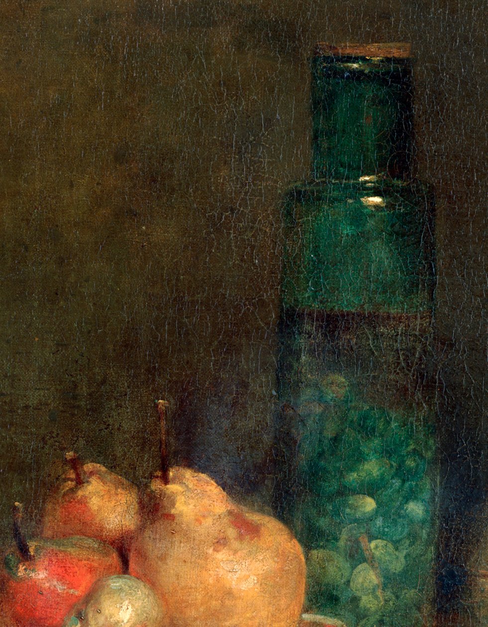 Sklenice oliv, detail, 1760 od Jean Baptiste Simeon Chardin