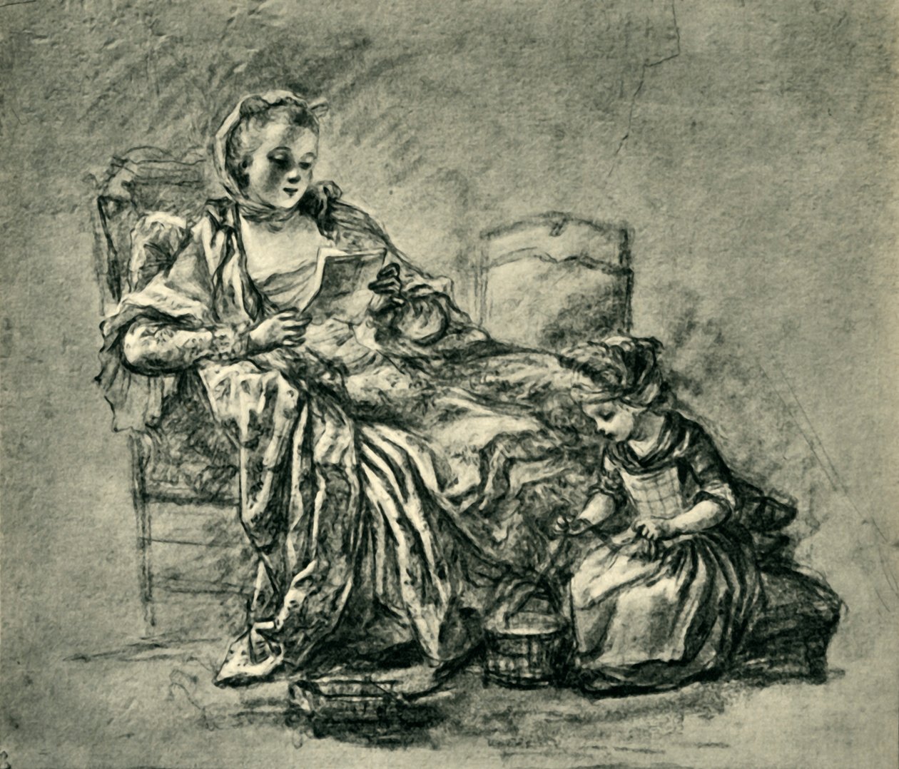 The Letter, polovina konce 18. století, 1943. od Jean Baptiste Simeon Chardin