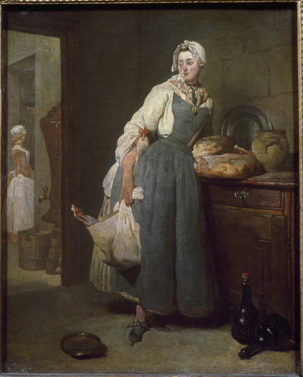 Konfekcionista - olej na plátně od Jean Baptiste Simeon Chardin