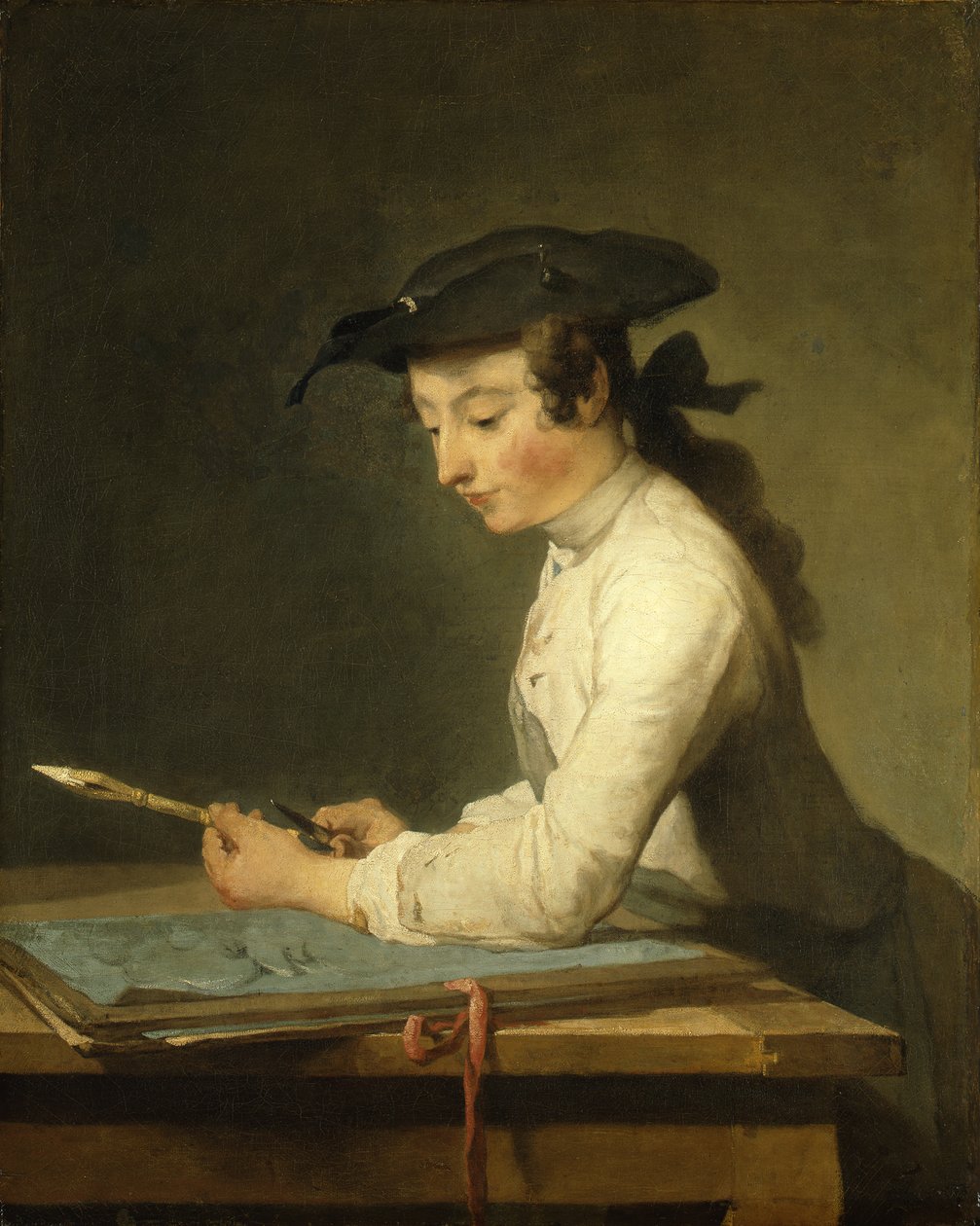Kreslíř od Jean Baptiste Simeon Chardin
