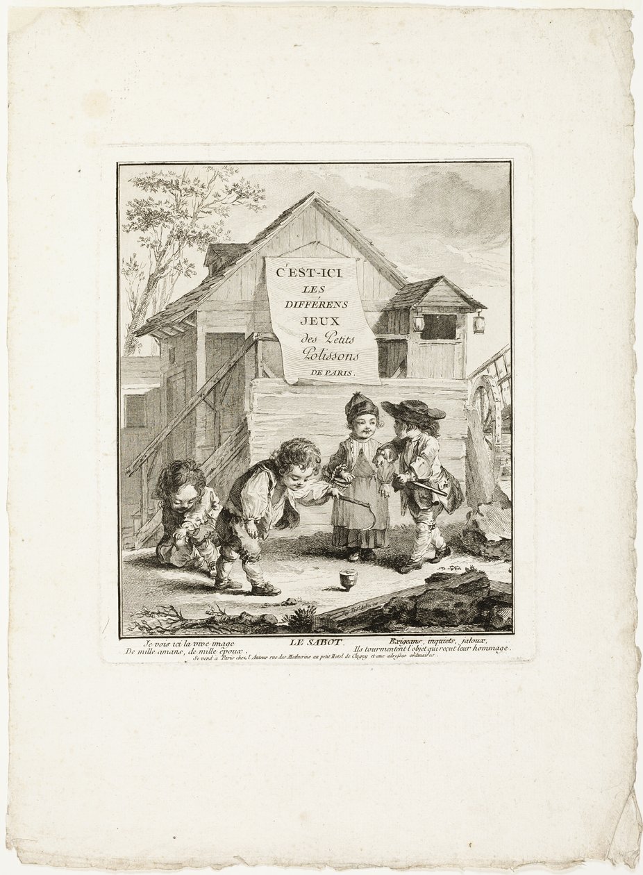 Koňské boty, z knihy Hry pařížských ježků od Jean Baptiste Tilliard I