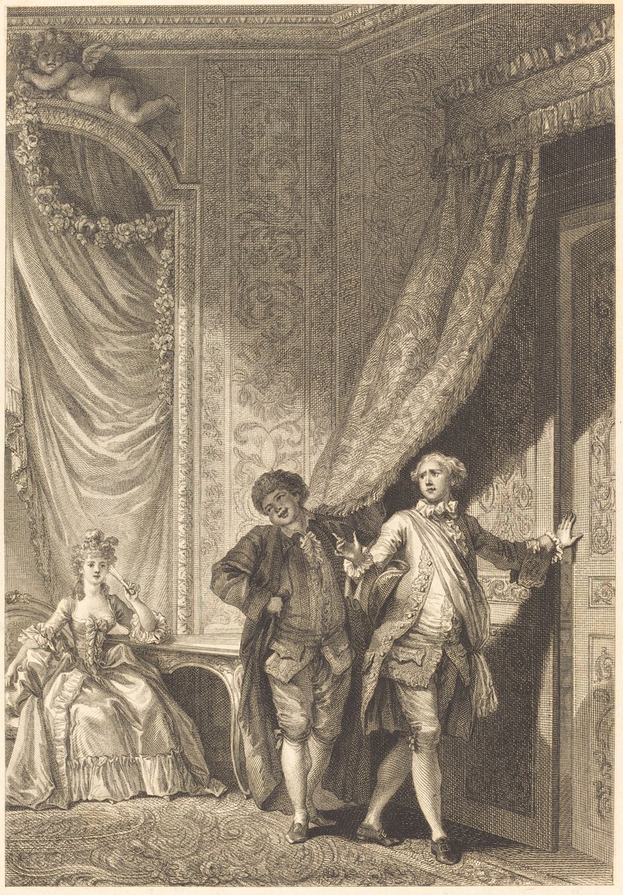 Velkolepý od Jean Baptiste Tilliard after Jean Honoré Fragonard