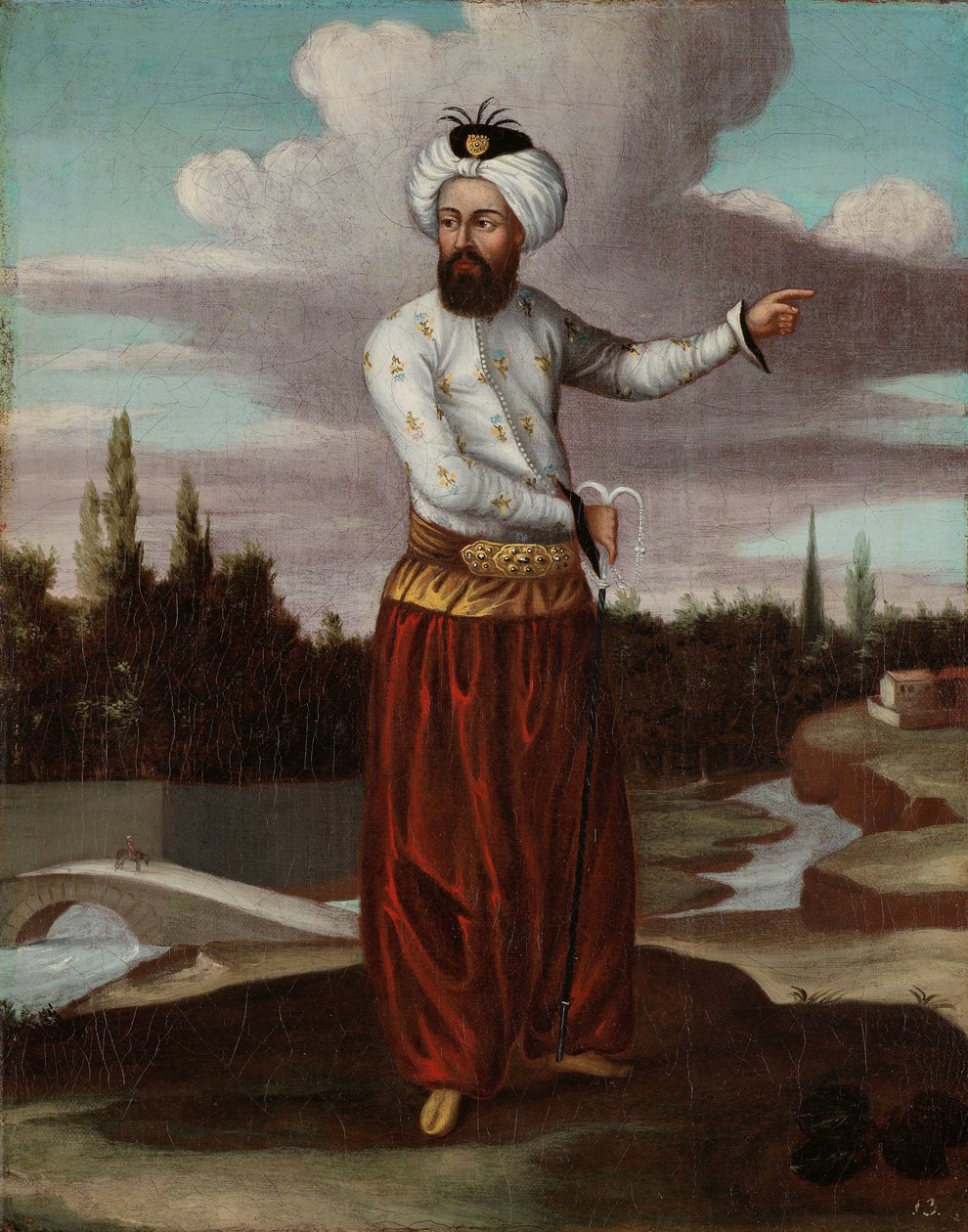 Chaous, kurýr k sultánovi od Jean Baptiste Vanmour (workshop of)