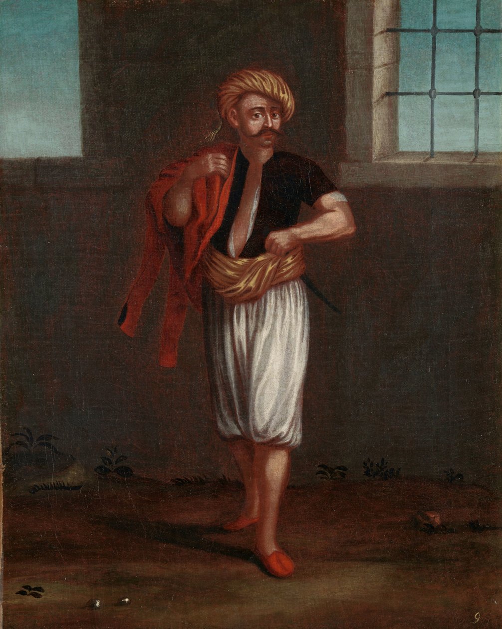 Albánský námořník od Jean Baptiste Vanmour (workshop of)