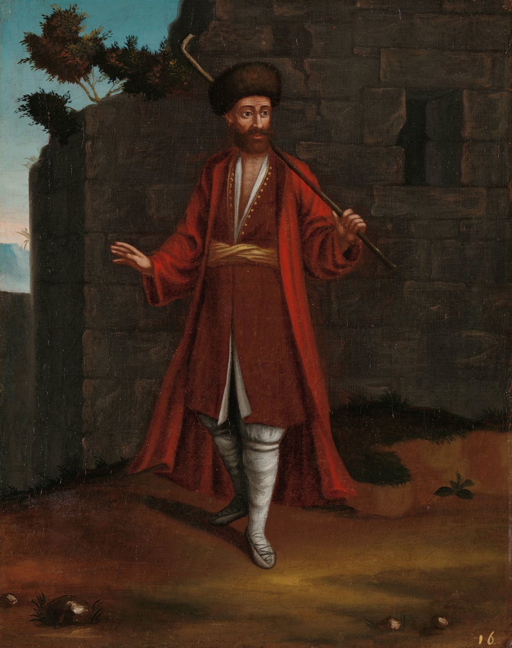 Muž z bulharského pobřeží od Jean Baptiste Vanmour (workshop of)