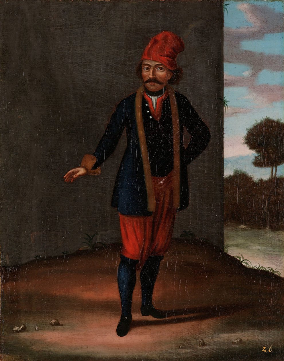 Muž z ostrova Kithnos (Thermia) od Jean Baptiste Vanmour (workshop of)