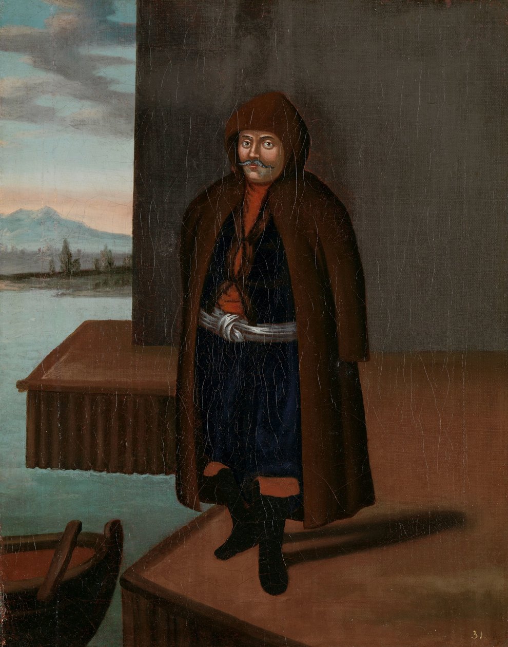 Muž z ostrova Patmos od Jean Baptiste Vanmour (workshop of)