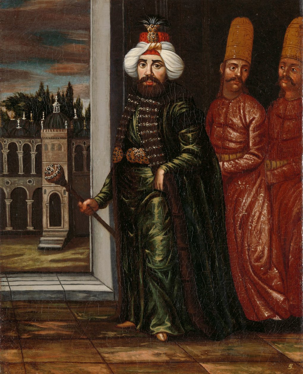 Portrét sultána Ahmeda III od Jean Baptiste Vanmour (workshop of)