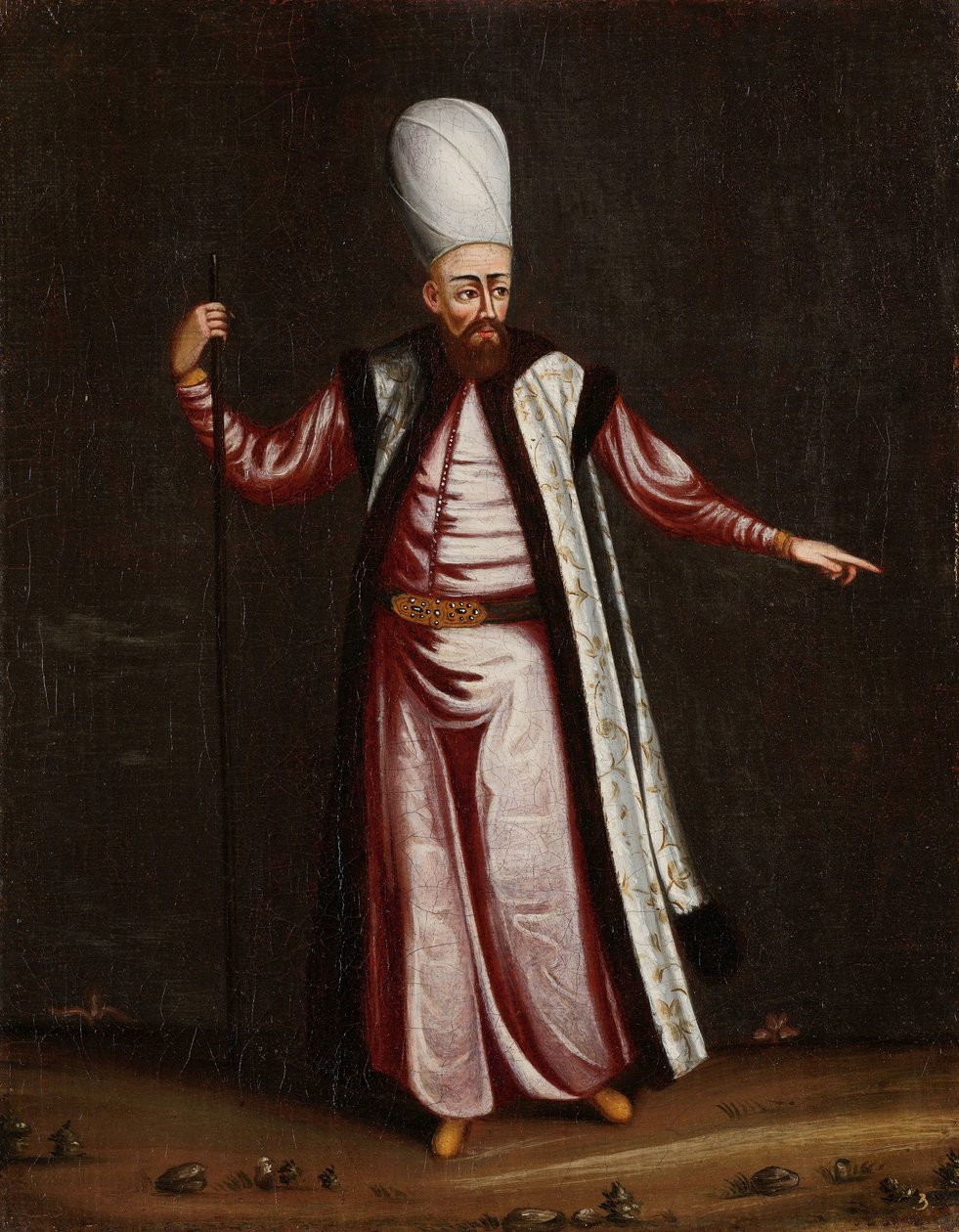 Capoudgi Bachi, velmistr Seraglio od Jean Baptiste Vanmour (workshop of)