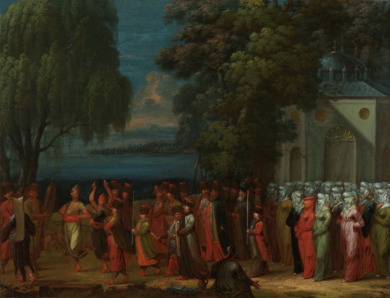 Arménská svatba od Jean Baptiste Vanmour