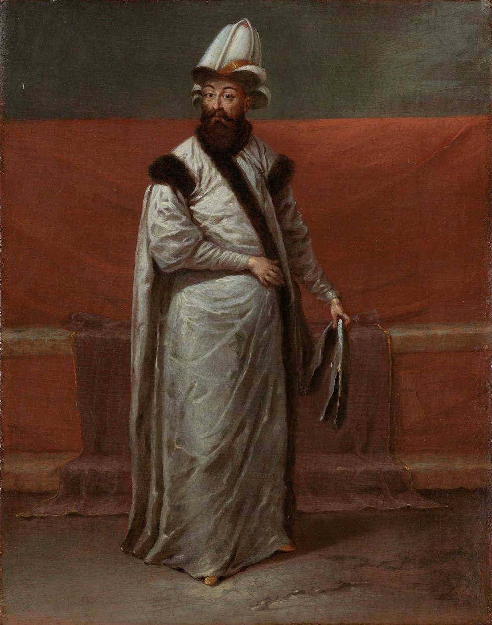 Velký vezír Nev?ehirli Damat?brahim Pasa, kolem 1727-30 (olej na plátně) od Jean Baptiste Vanmour