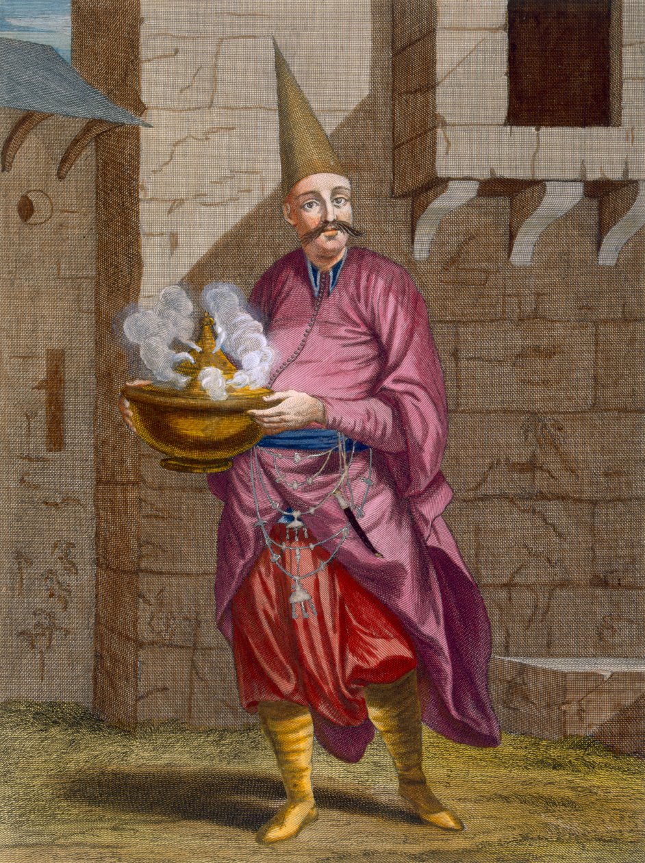 Halvadgi, sultánův cukrář, cca 1708 od Jean Baptiste Vanmour