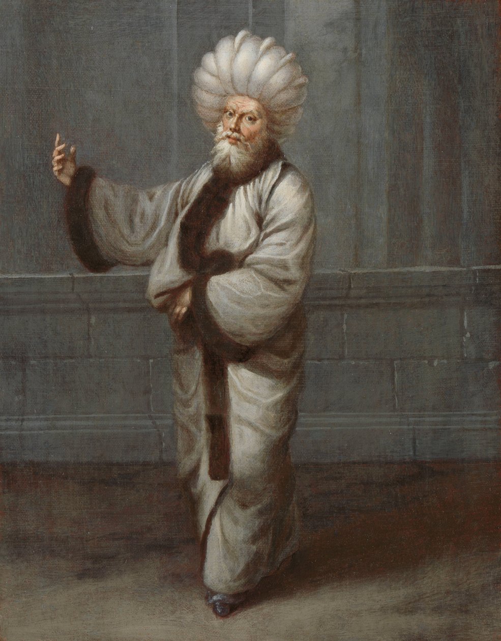 Kazasker, soudce De Kazasker, rechter od Jean Baptiste Vanmour