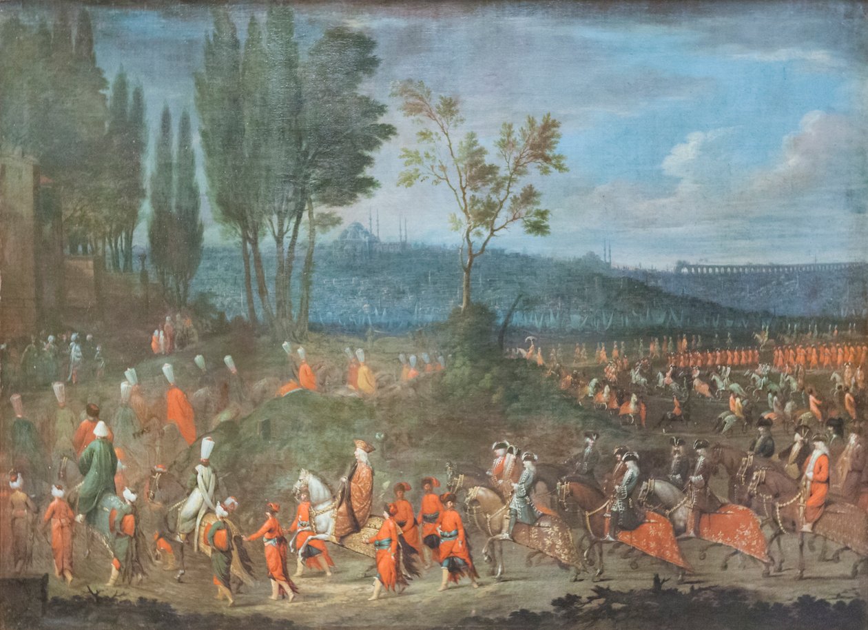 Velvyslanecký průvod od Jean Baptiste Vanmour