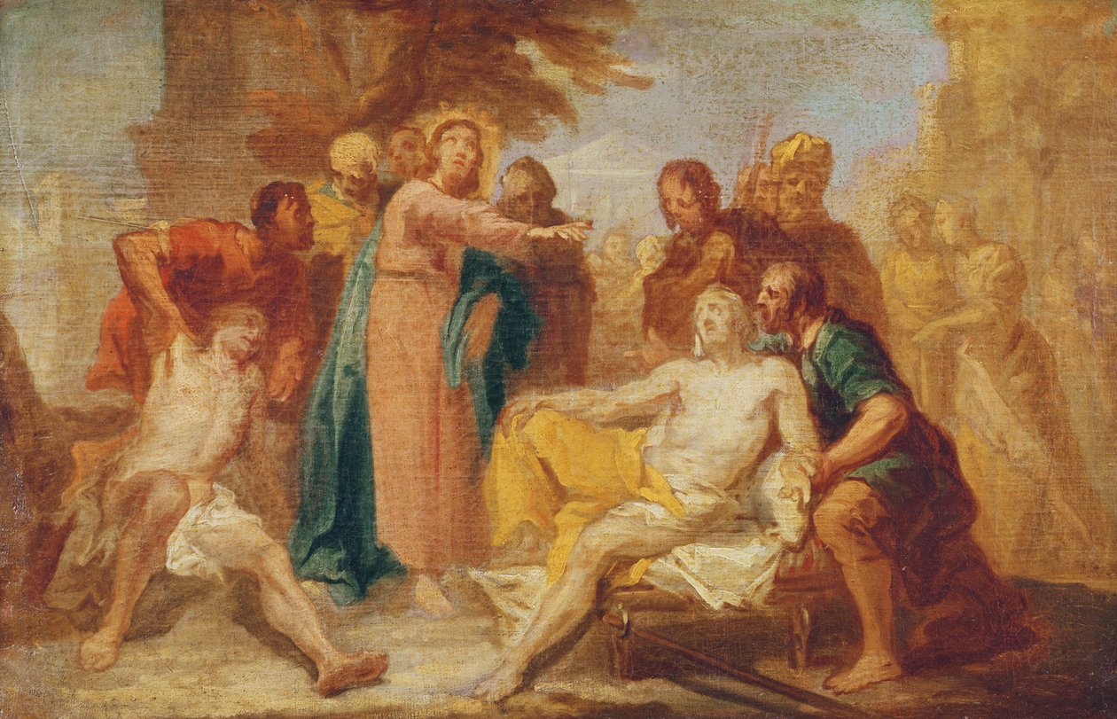 Uzdravení paralytika od Jean Baptiste Wampe