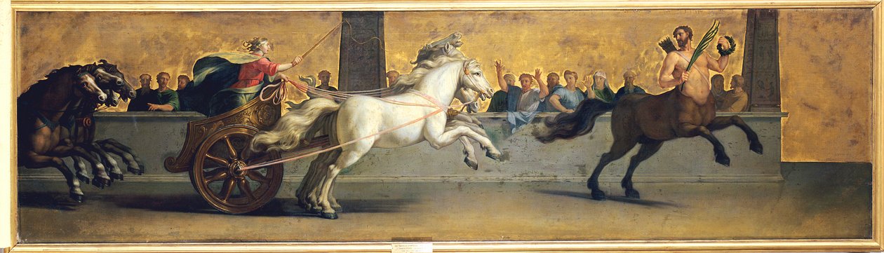 Vzdělání Achilla: Chariot Racing, polovina konce 17. století od Jean Baptiste de Champaigne