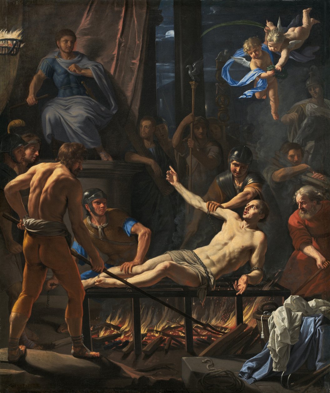 Umučení svatého Vavřince od Jean Baptiste de Champaigne
