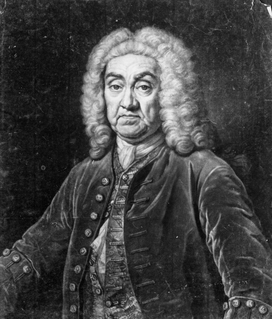 John James Heidegger, vyrytý Johnem Faberem, 1749 od Jean Baptiste van Loo