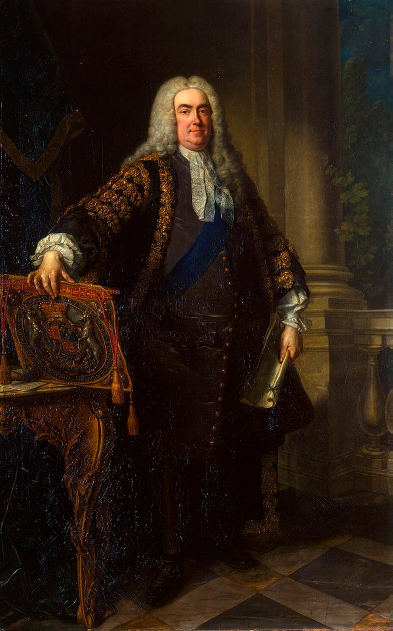Portrét sira Roberta Walpolea, prvního hraběte z Orfordu, 1676-1745, 1740. od Jean Baptiste van Loo