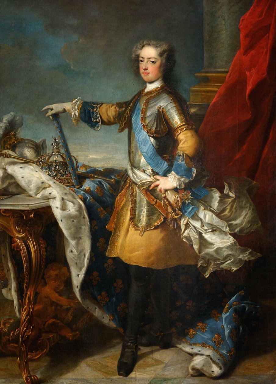 Portrét krále Ludvíka XV. 1710-1774, cca 1723-1724 od Jean Baptiste van Loo