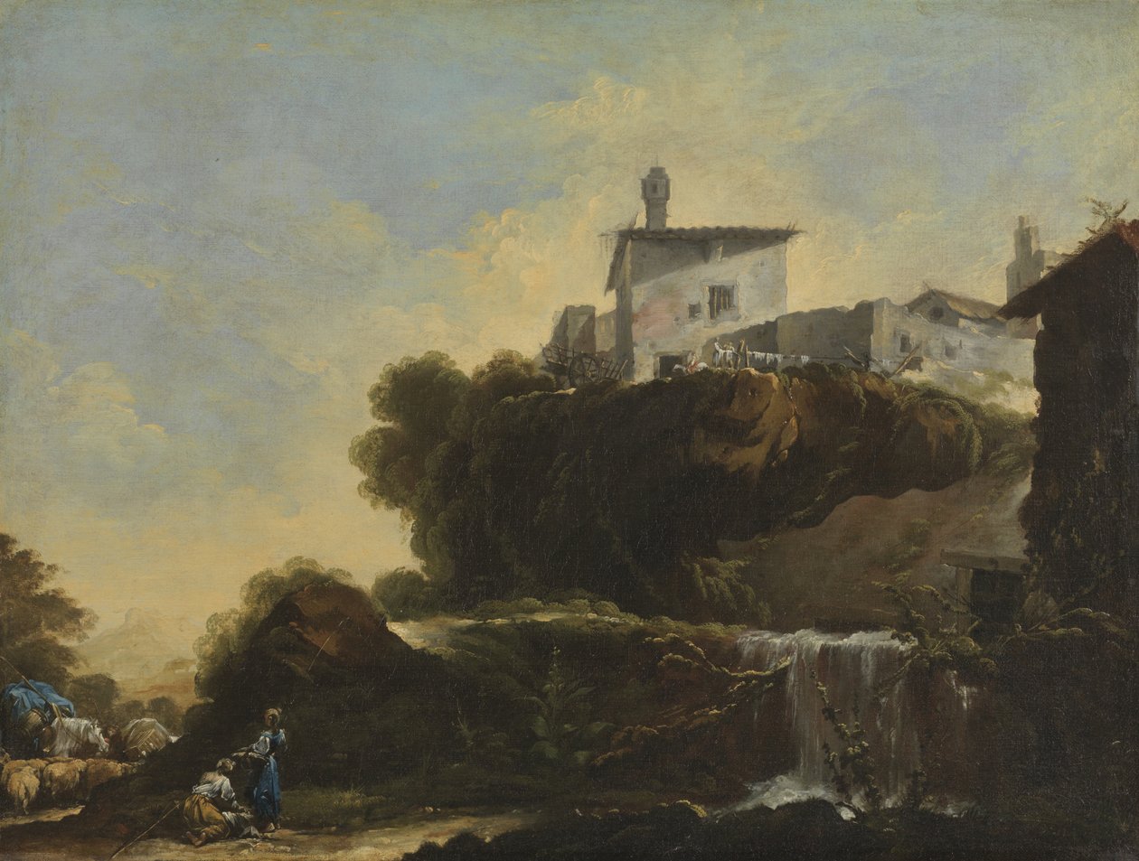 Italská krajina, 1749 od Jean Barbault