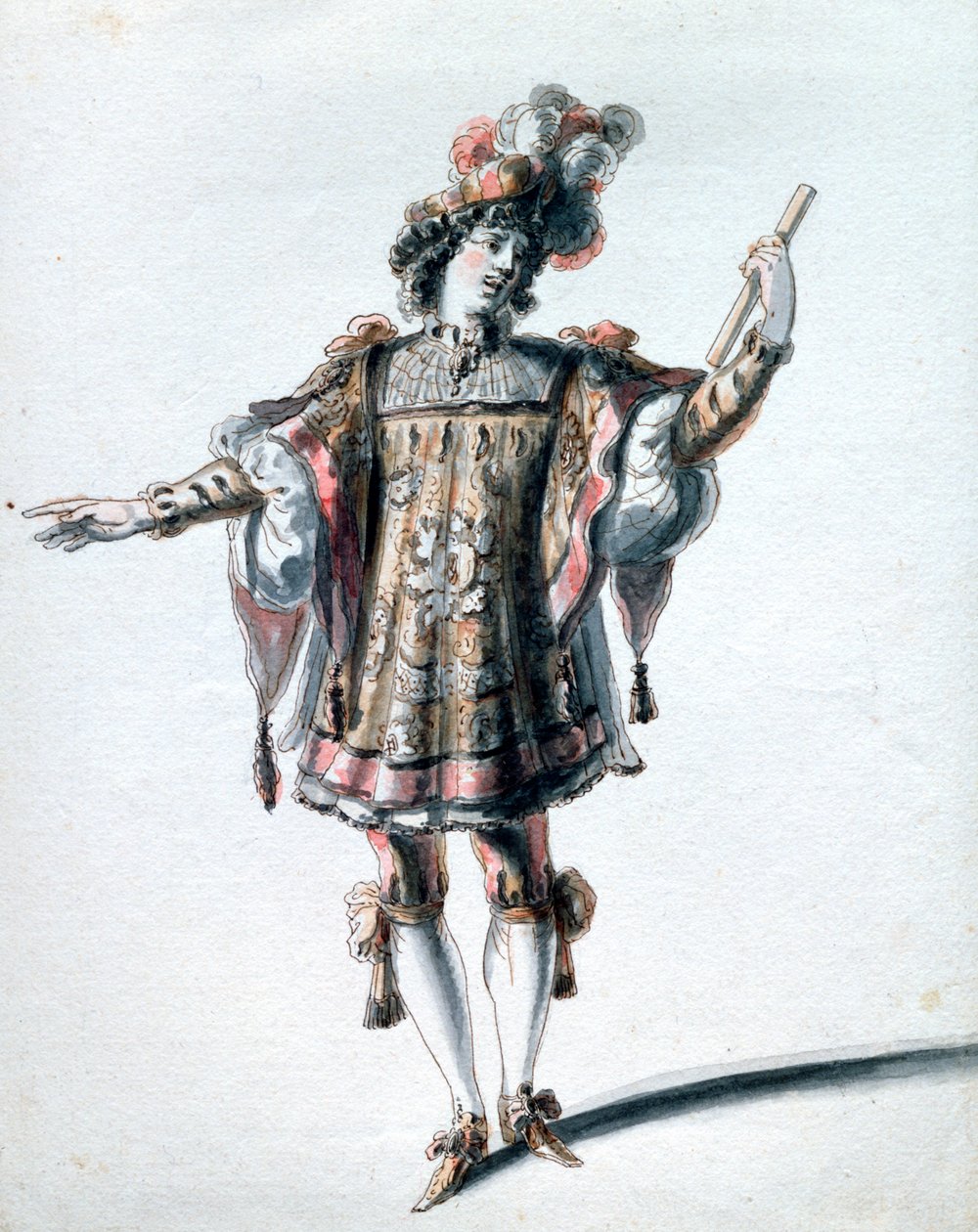 Kostýmní návrh Jean Berain starší, c1680 od Jean Berain, Jean Baptiste Lully