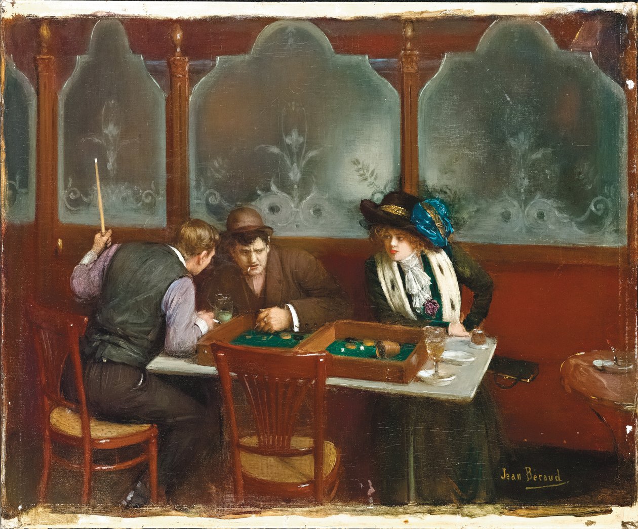 V kavárně; V kavárně, 1909 od Jean Beraud
