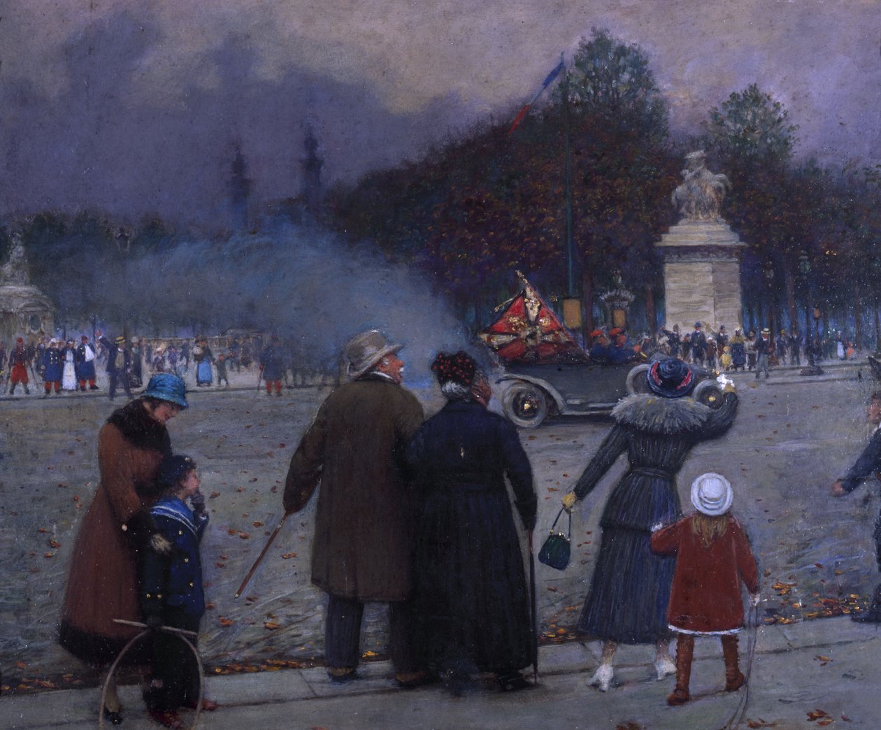 Německá vlajka nesená do Invalidovny, c. 1914. od Jean Beraud