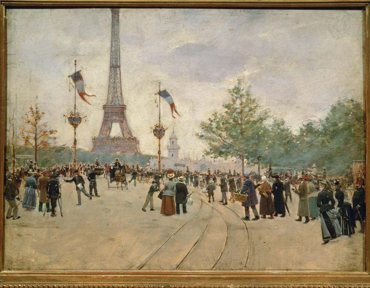Vstup na Světovou výstavu v Paříži ... od Jean Beraud