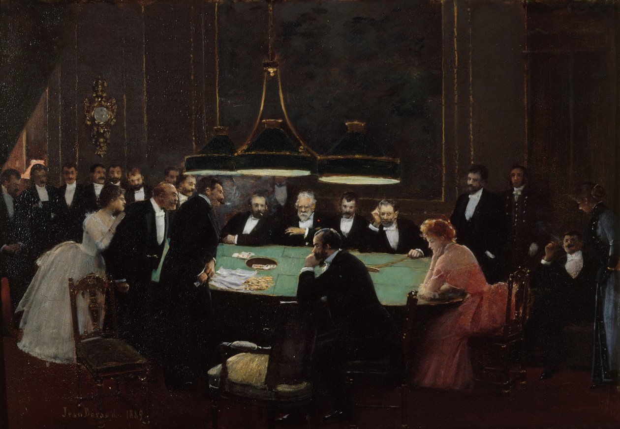 Herna kasina, 1889. od Jean Beraud