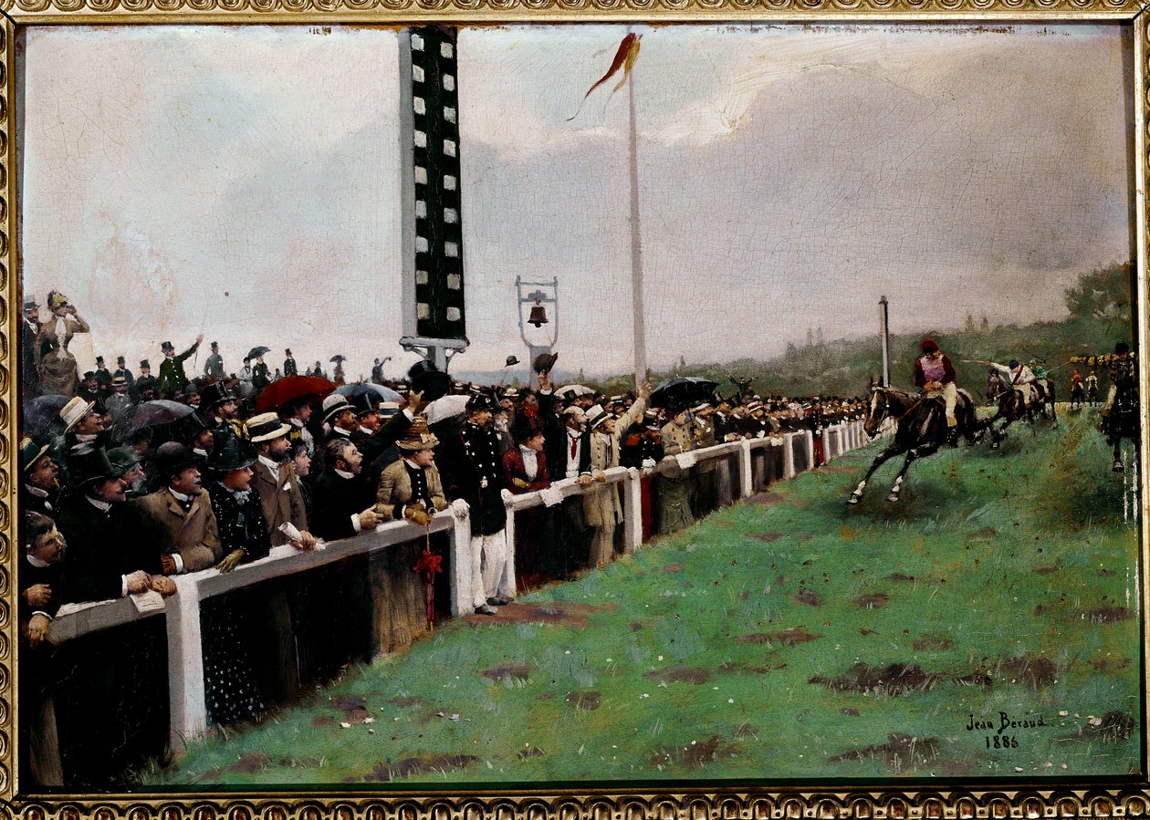 Závody v Longchamp od Jean Beraud