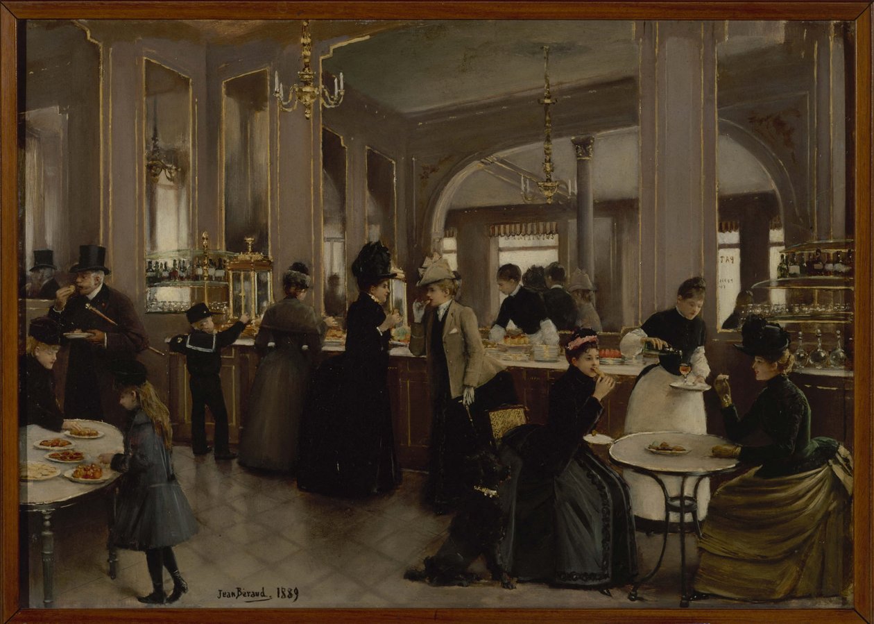 Cukrárna Gloppe od Jean Beraud