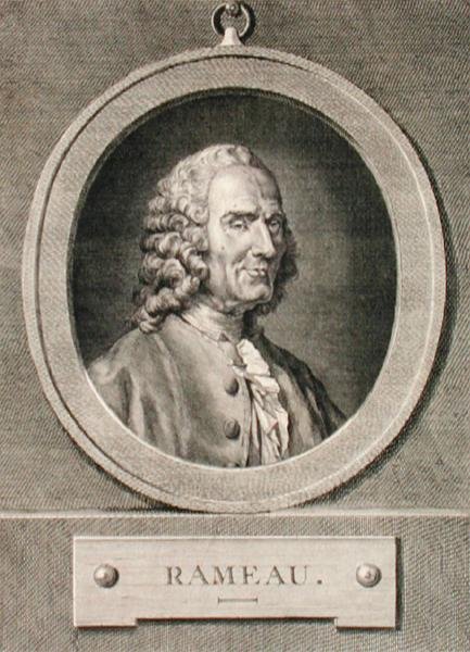 Portrét Jean Philippe Rameau (1683-1764) vyrytý Benoistem (rytina) od Jean Bernard (after) Restout