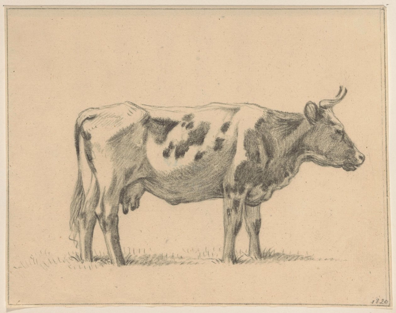 Stojící kráva, vpravo od Jean Bernard