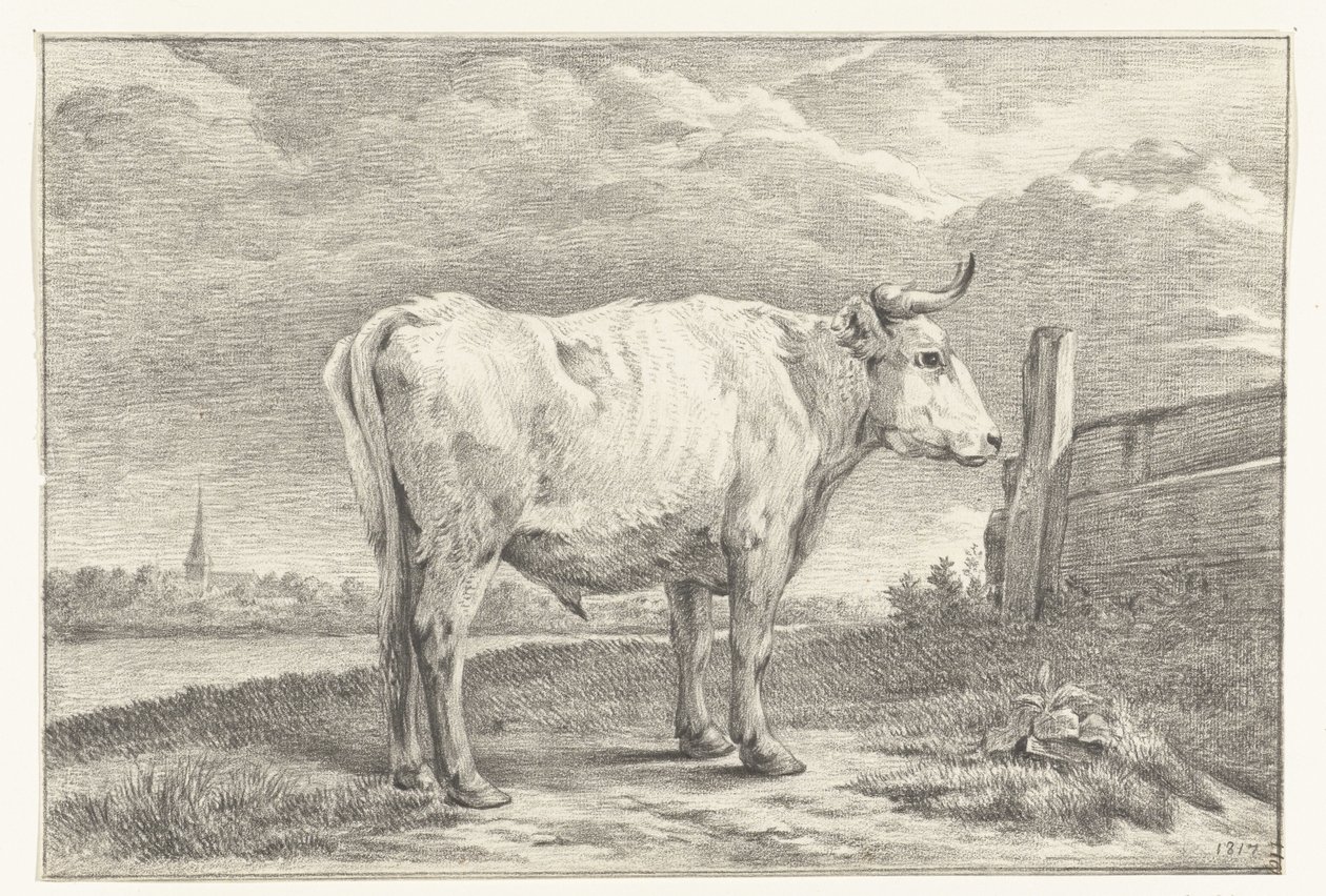 Stojící býk, vpravo od Jean Bernard