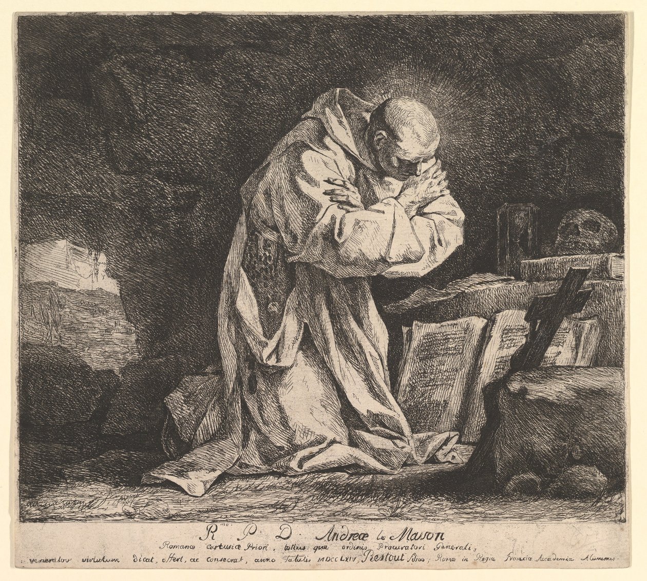 Svatý Bruno, 1764. od Jean Bernard Restout