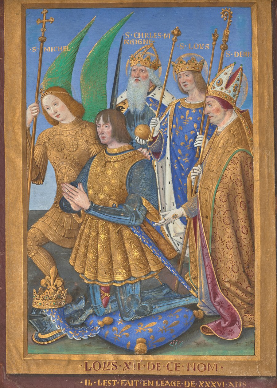 List z hodinek Ludvíka XII. od Jean Bourdichon