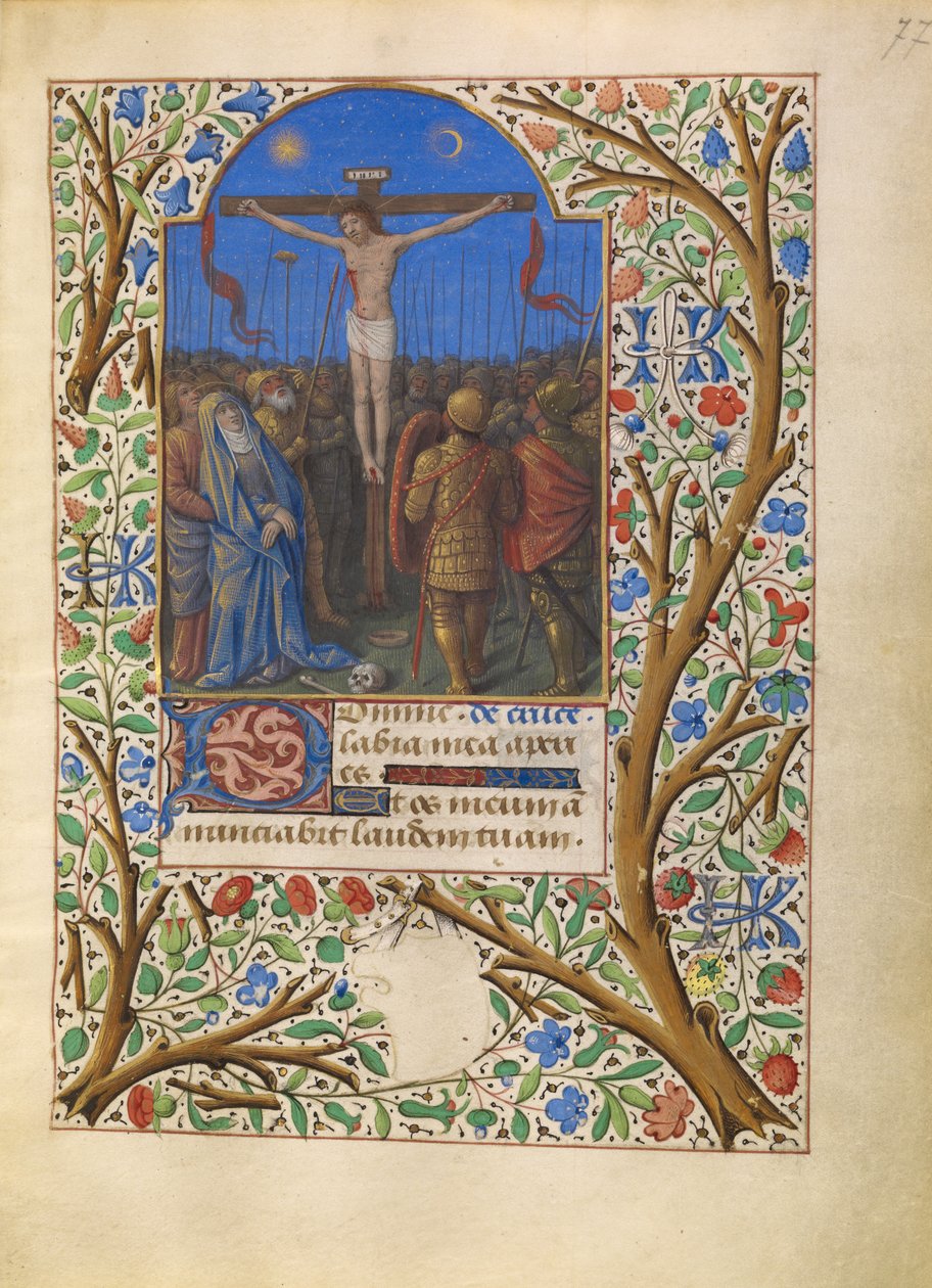 Die Kreuzigung od Jean Bourdichon