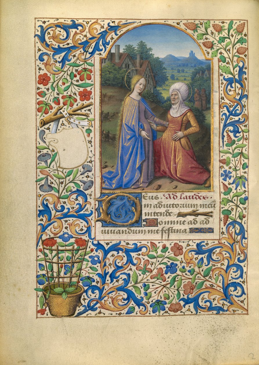 Die Heimsuchung od Jean Bourdichon