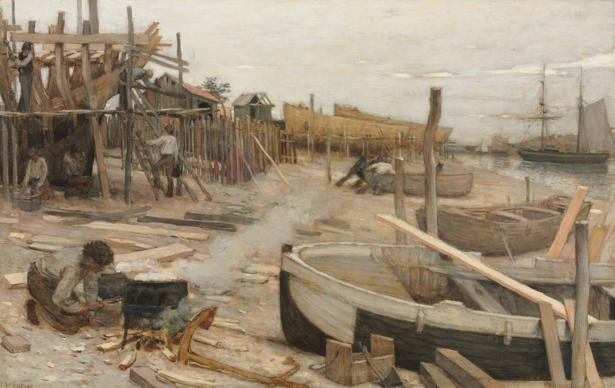Loděnice od Jean Charles Cazin