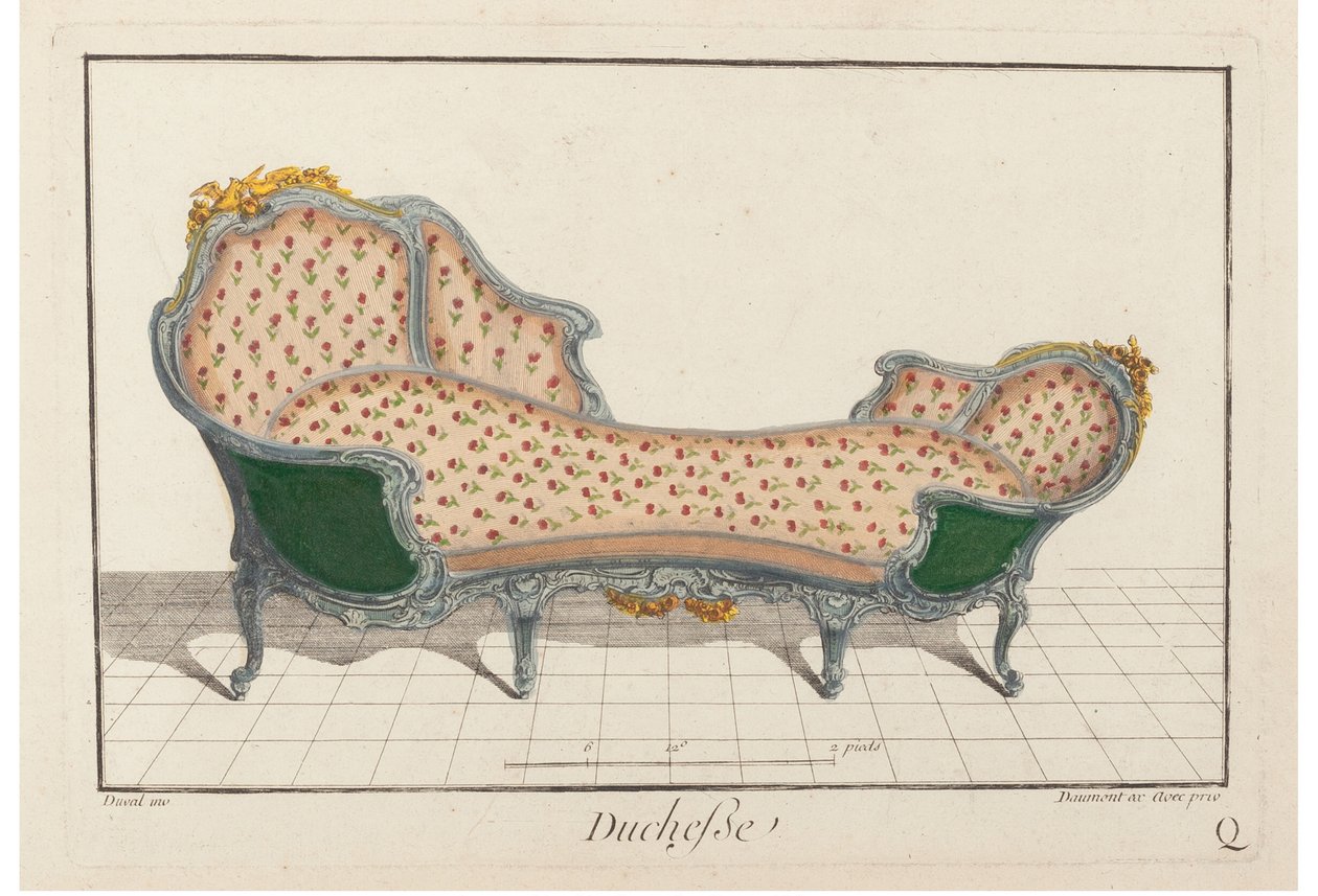 Vévodkyně. New Historical Iconology or Attributes Hierogliphyques, c.1768. od Jean Charles Delafosse
